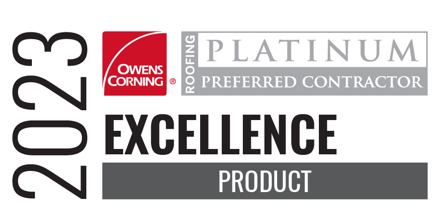 2023 Owens Corning product excellence award San Antonio roofing service